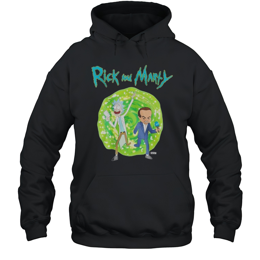 Rick And Marty Waterford Whispers T-shirt Unisex Hoodie