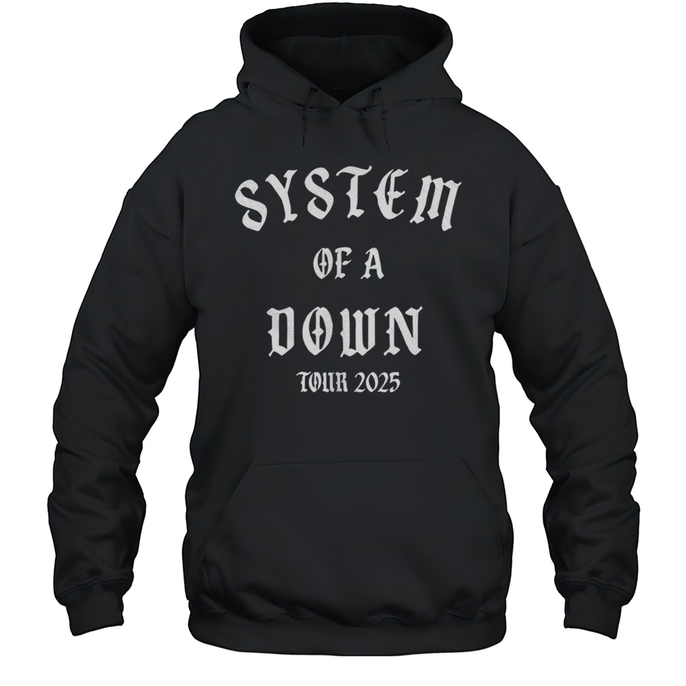 System Of A Down Tour 2025 Shirt Unisex Hoodie