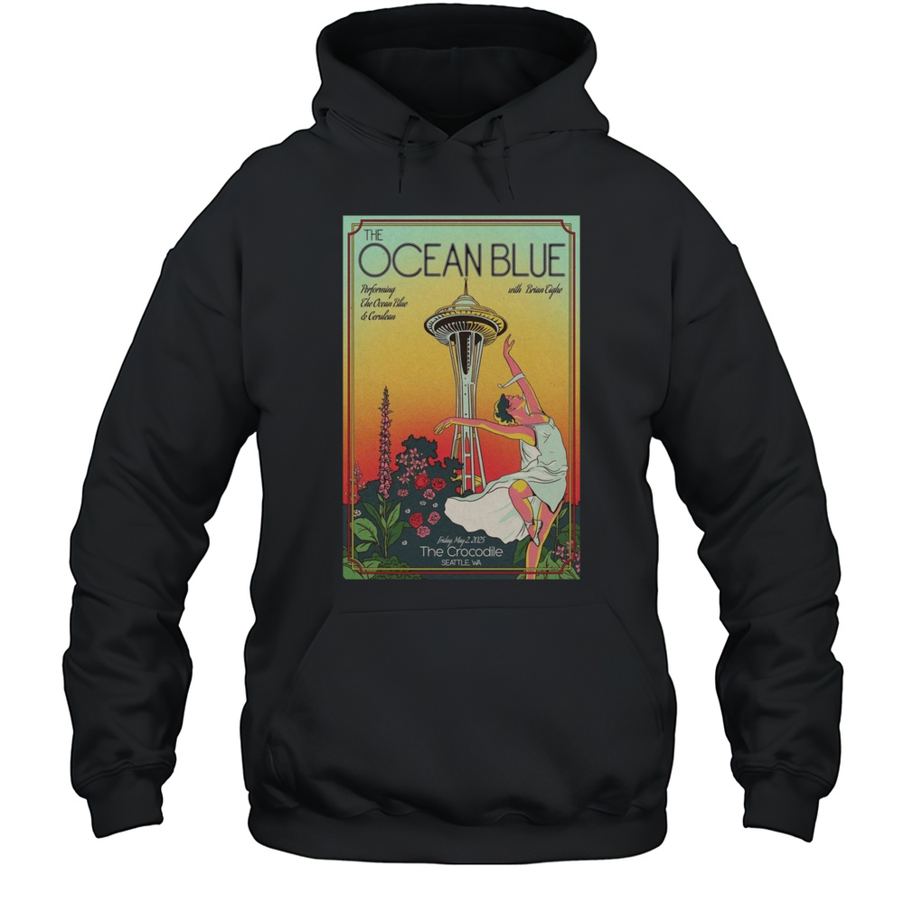 The Ocean Blue With Brian Tighe May 2 2025 The Crocodile Seattle WA Tour T-shirt Unisex Hoodie