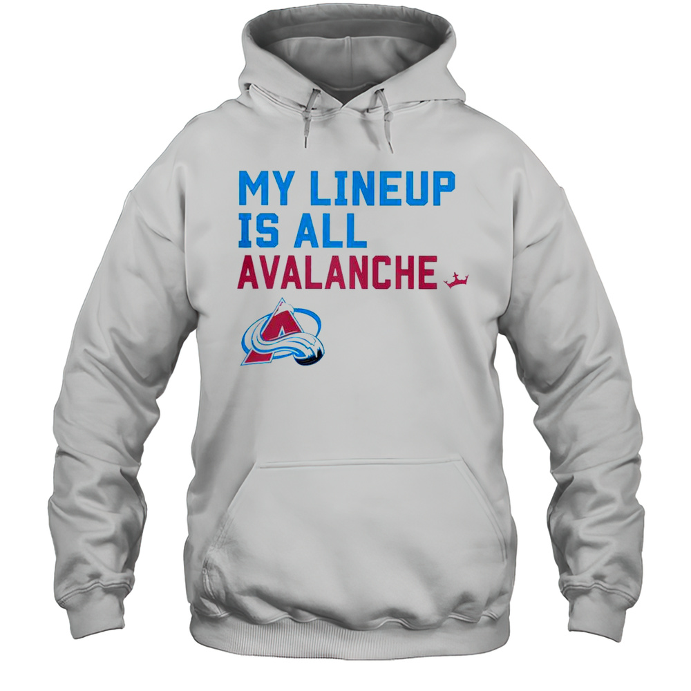 Top Colorado Avalanche My Lineup T-Shirt Unisex Hoodie