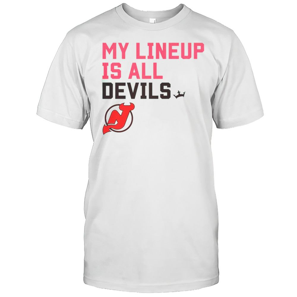 Top New Jersey Devils My Lineup T-Shirt