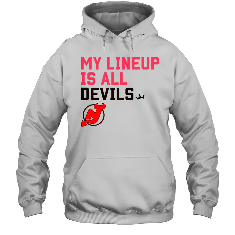 Top New Jersey Devils My Lineup T-Shirt Unisex Hoodie