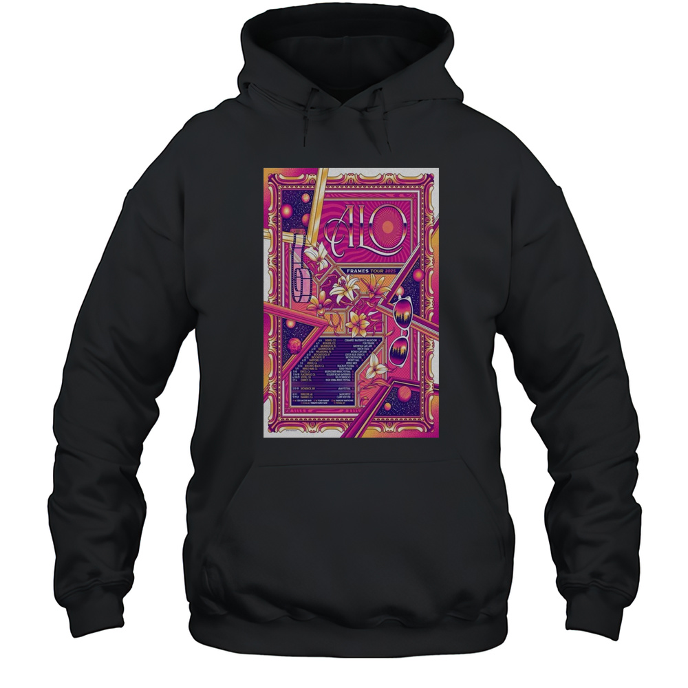Alo Frames Tour 2025 4 4 Denver Co Cervantes Masterpiece Ballroom 4 5 Boulder Co For Theatre T-shirt Unisex Hoodie