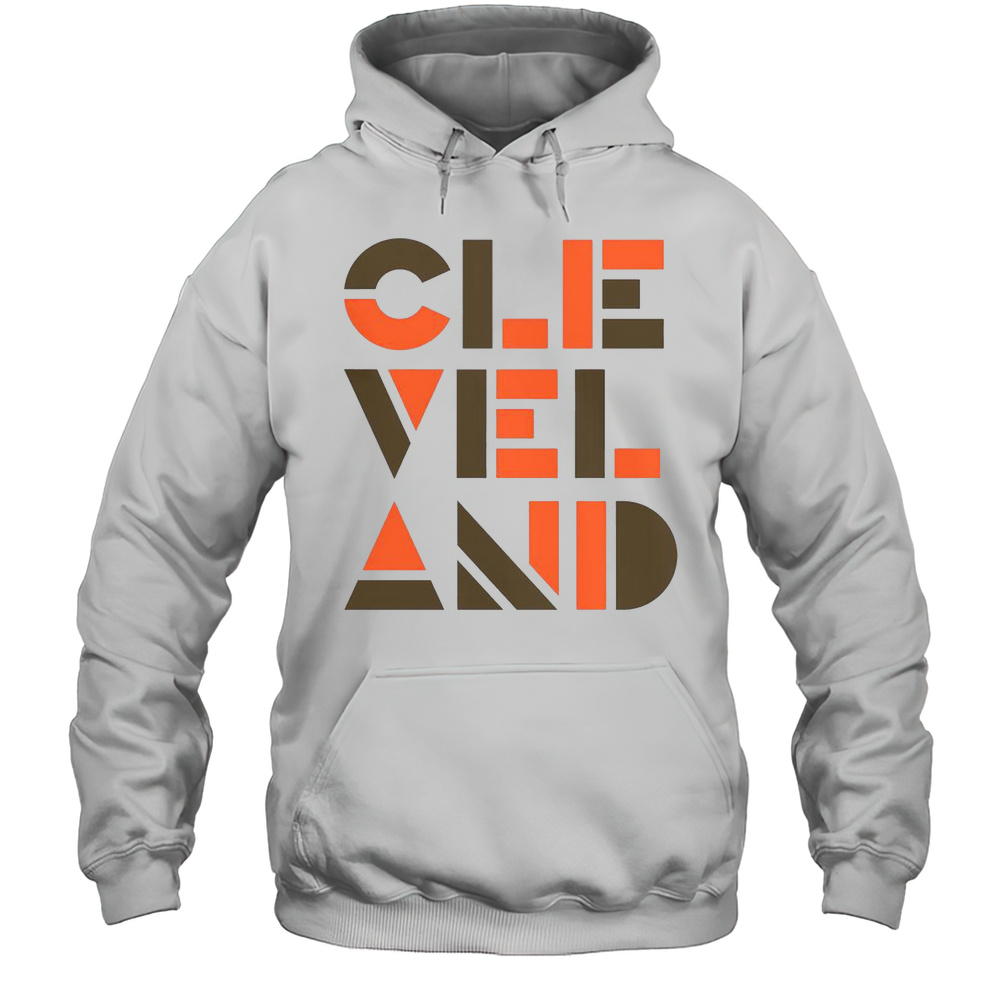 Awesome Cleveland Ohio Baseball Modern Geometric T-Shirt Unisex Hoodie