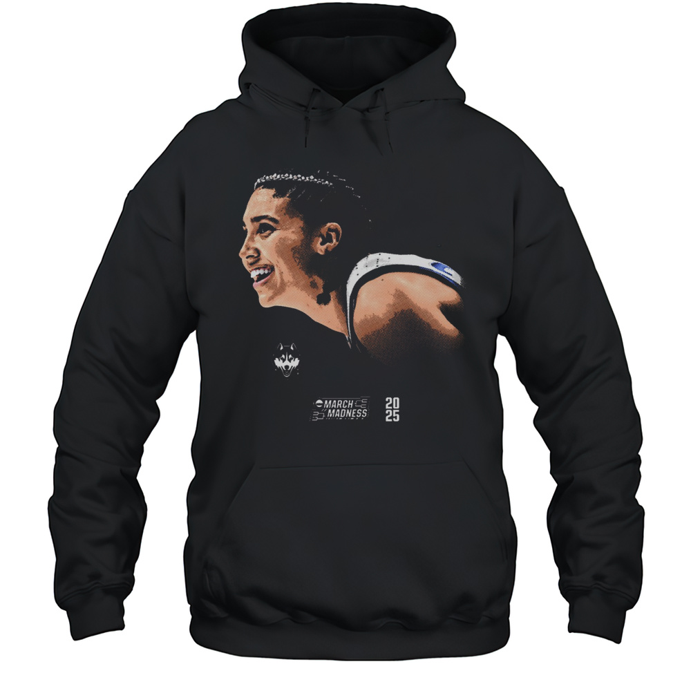 Azzi Fudd Uconn Huskies Basketball Portrait 2025 NCAA March Madness T-shirt Unisex Hoodie