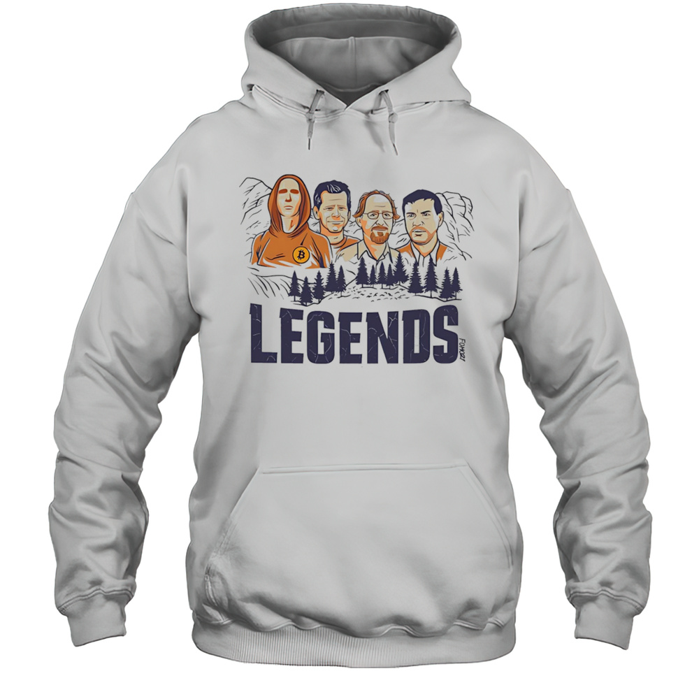 Bitcoin Legends Shirt Unisex Hoodie