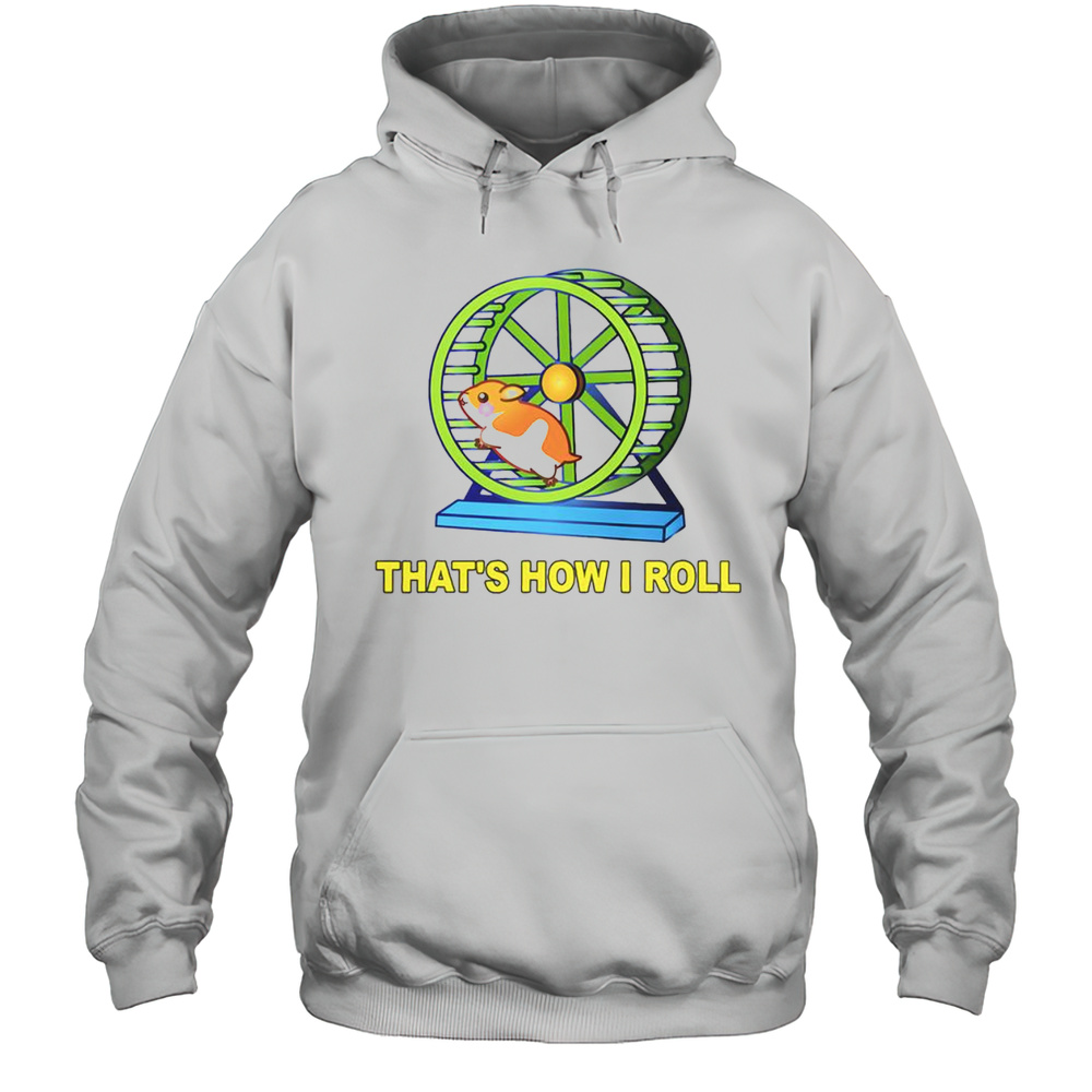 Cute Hamster This Is How I Roll Hamster Cycling T-Shirt Unisex Hoodie