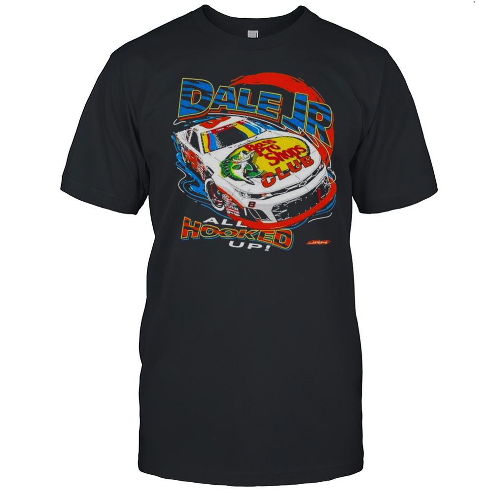 Dale Earnhardt Jr. JR Motorsports Official Team Apparel Black S25 ETA Mens 2 Spot Car SST Shirts