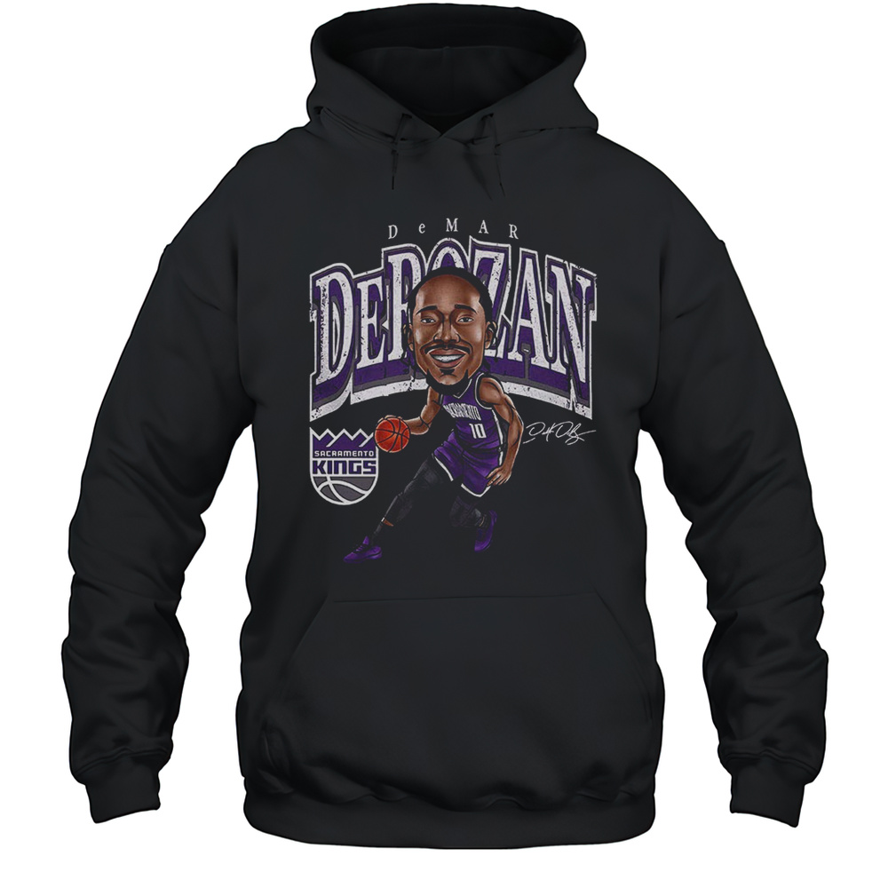 Demar DeRozan Sacramento Kings NBA Basketball Cartoon Vintage Shirt Unisex Hoodie
