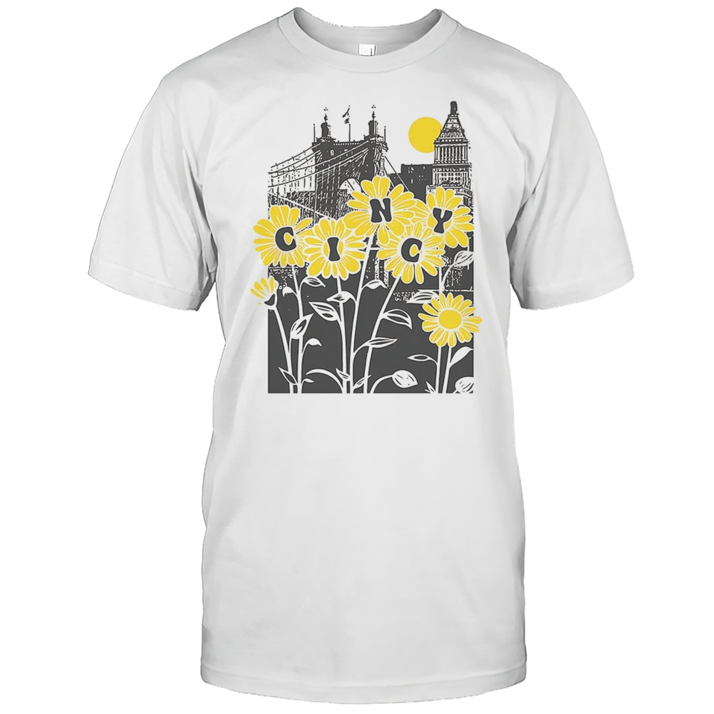 Flowers Roebling Bridge Vintage Shirt