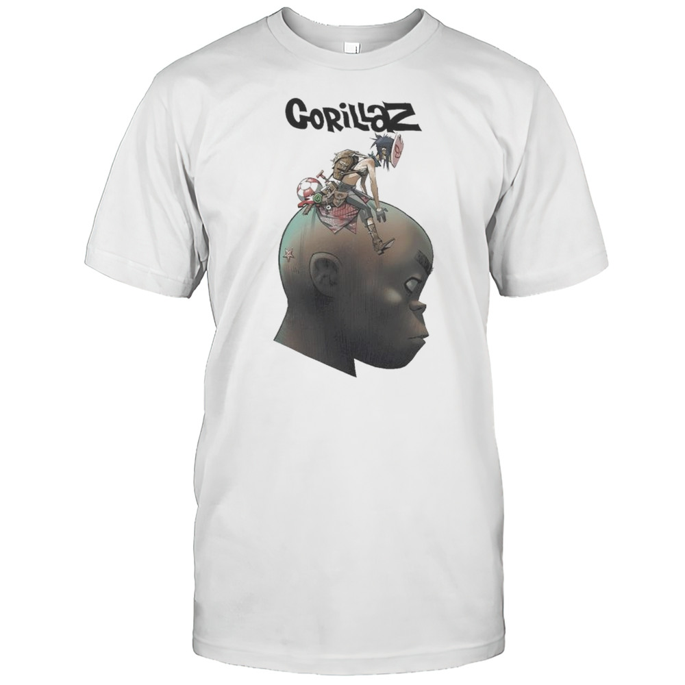 Gorillaz Plastic Beach Head T-shirt
