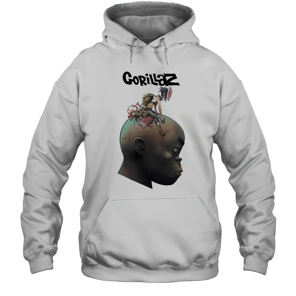 Gorillaz Plastic Beach Head T-shirt Unisex Hoodie