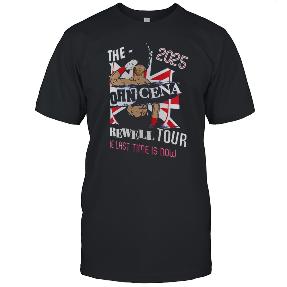 John Cena Farewell Tour The 2025 London The Last Time Is Now WWE T-shirt