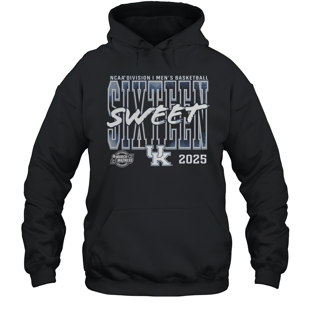 Kentucky Wildcats 2025 NCAA Mens Basketball Tournament March Madness Sweet 16 Shirt Unisex Hoodie