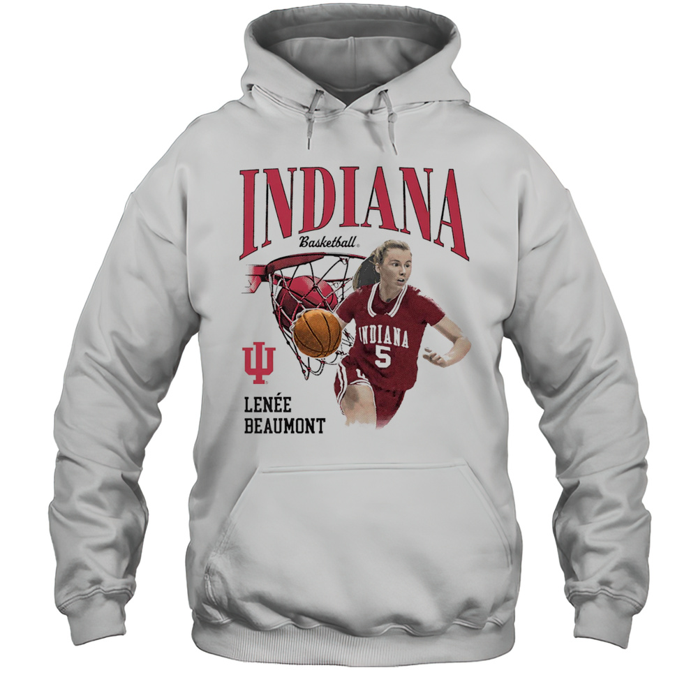 Lene Beaumont Indiana Basketball Cartoon Shirt Unisex Hoodie