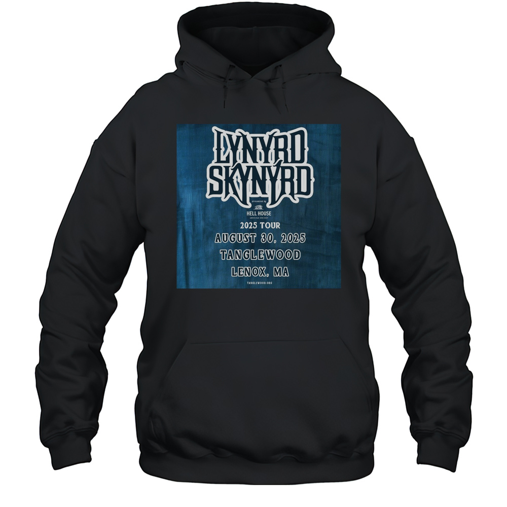 Lynyrd Skynyrd 2025 Tour August 30 2025 Tanglewood Lenox MA Poster T-shirt Unisex Hoodie