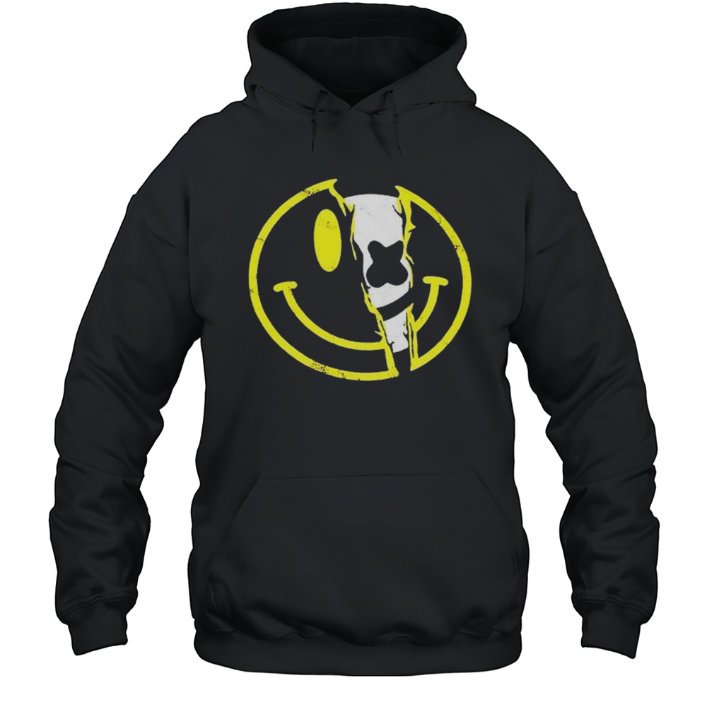 Marshmello Broken Smile T-shirt Unisex Hoodie