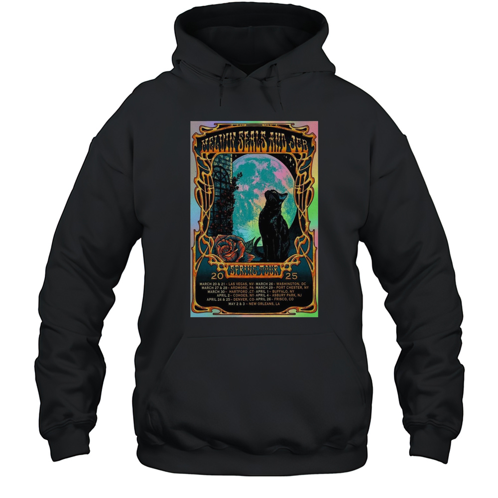 Melvin Seals And JGB Spring Tour 2025 March 20 And 21 Las Vegas Nv March 26 Washington Dc T-shirt Unisex Hoodie