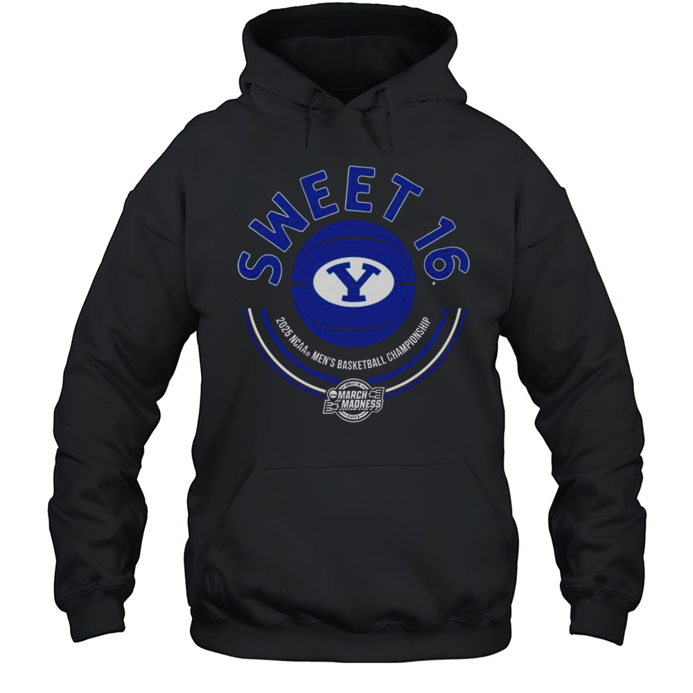 Official BYU Basketball 2025 Sweet Sixteen T-Shirt Unisex Hoodie