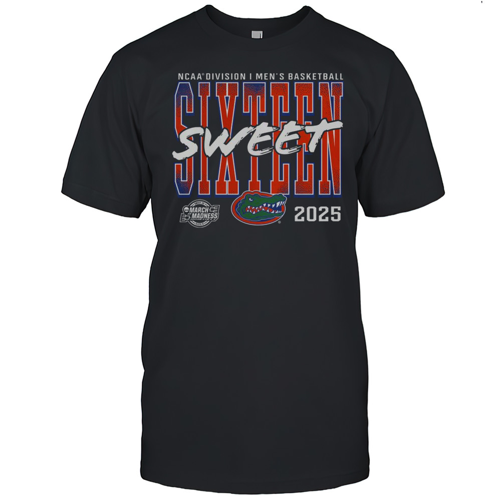 Premium Florida Gators 2025 NCAA Mens Basketball Tournament March Madness Sweet 16 T-Shirt