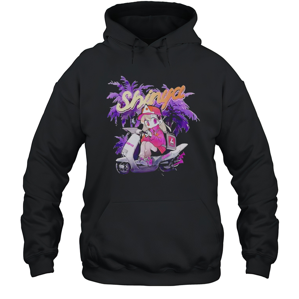 Shinya Pizza Delivery Scooter Shirt Unisex Hoodie