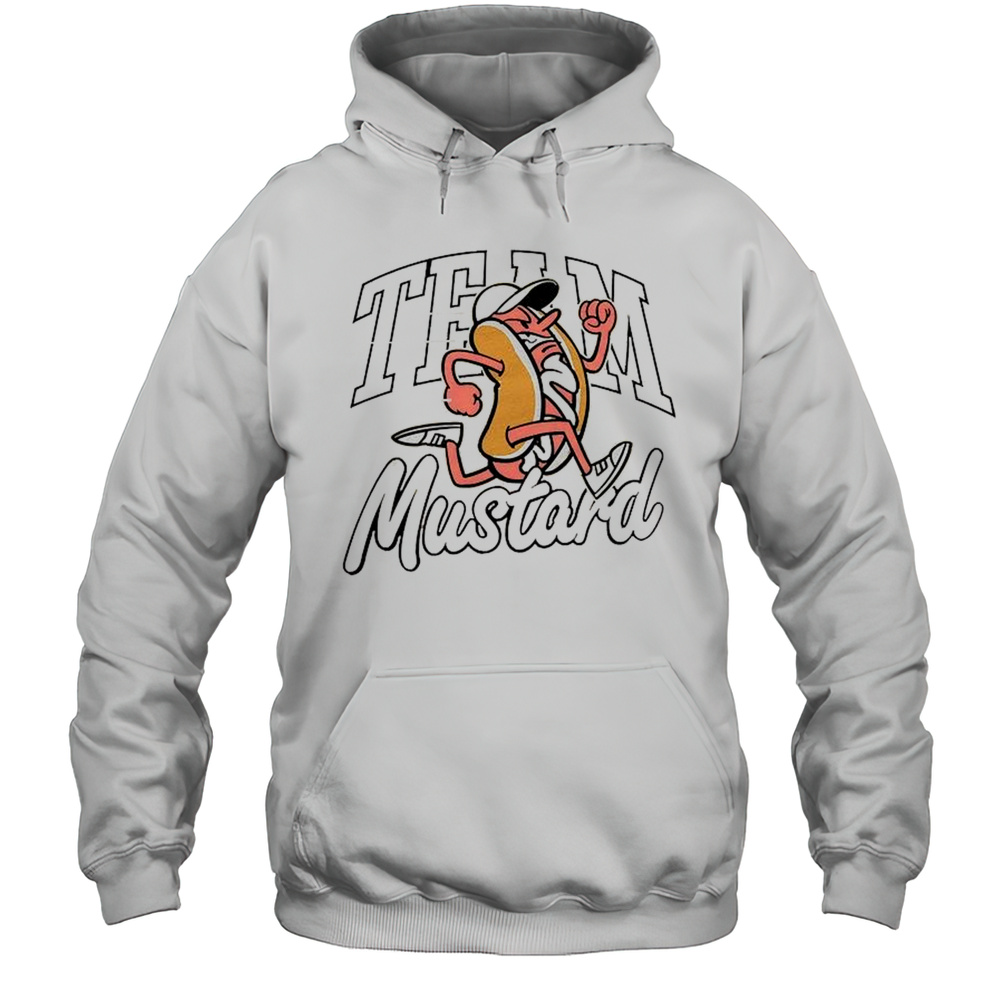 Team Mustard Hot Dog Derby T-shirt Unisex Hoodie