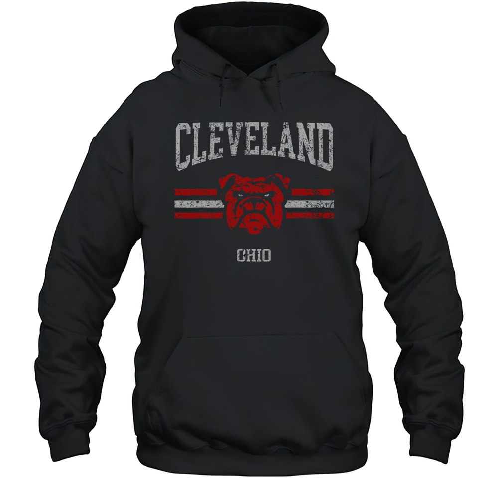 Top Cleveland Retro Vintage Classic Ohio Bulldog T-Shirt Unisex Hoodie