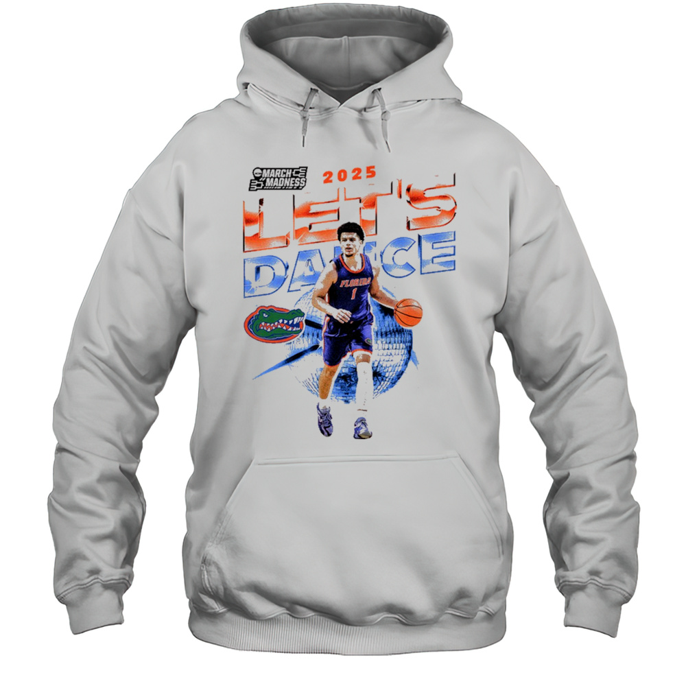 Walter Clayton Jr. Florida Gators Basketball Lets Dance 2025 March Madness T-shirt Unisex Hoodie