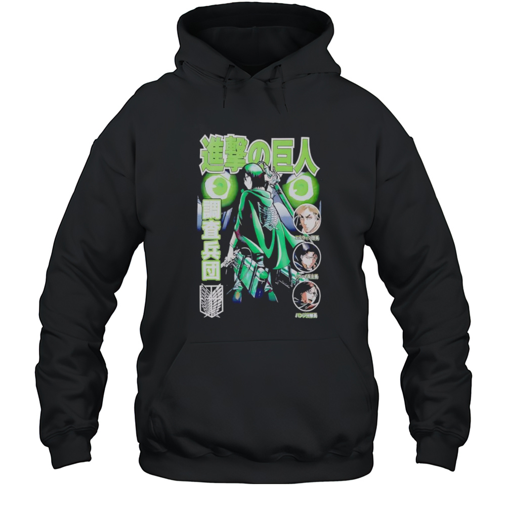 Attack On Titan Mikasa Graphic Shirt Unisex Hoodie