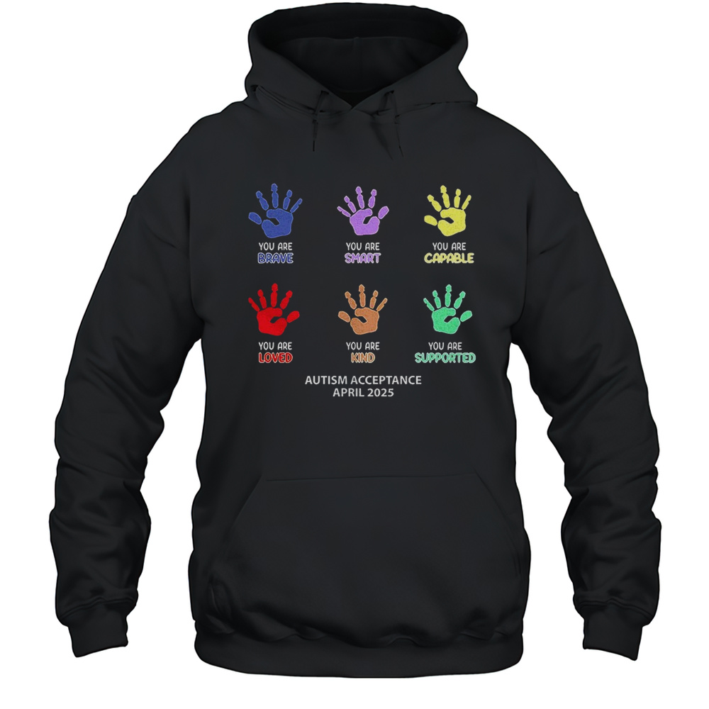 Autism Acceptance April 2025 Shirt Unisex Hoodie