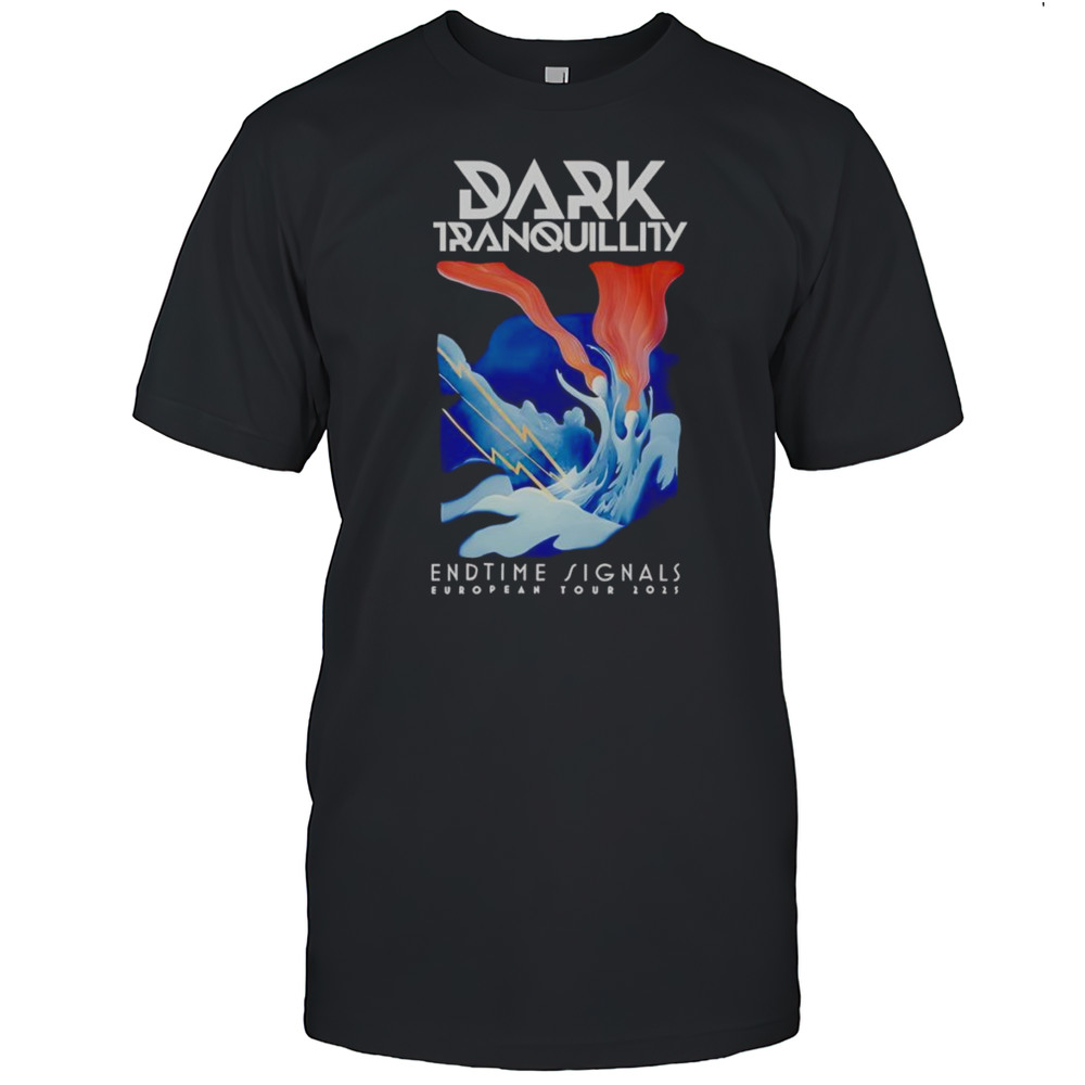 Dark Tranquillity Endtime Signals European Tour Shirt