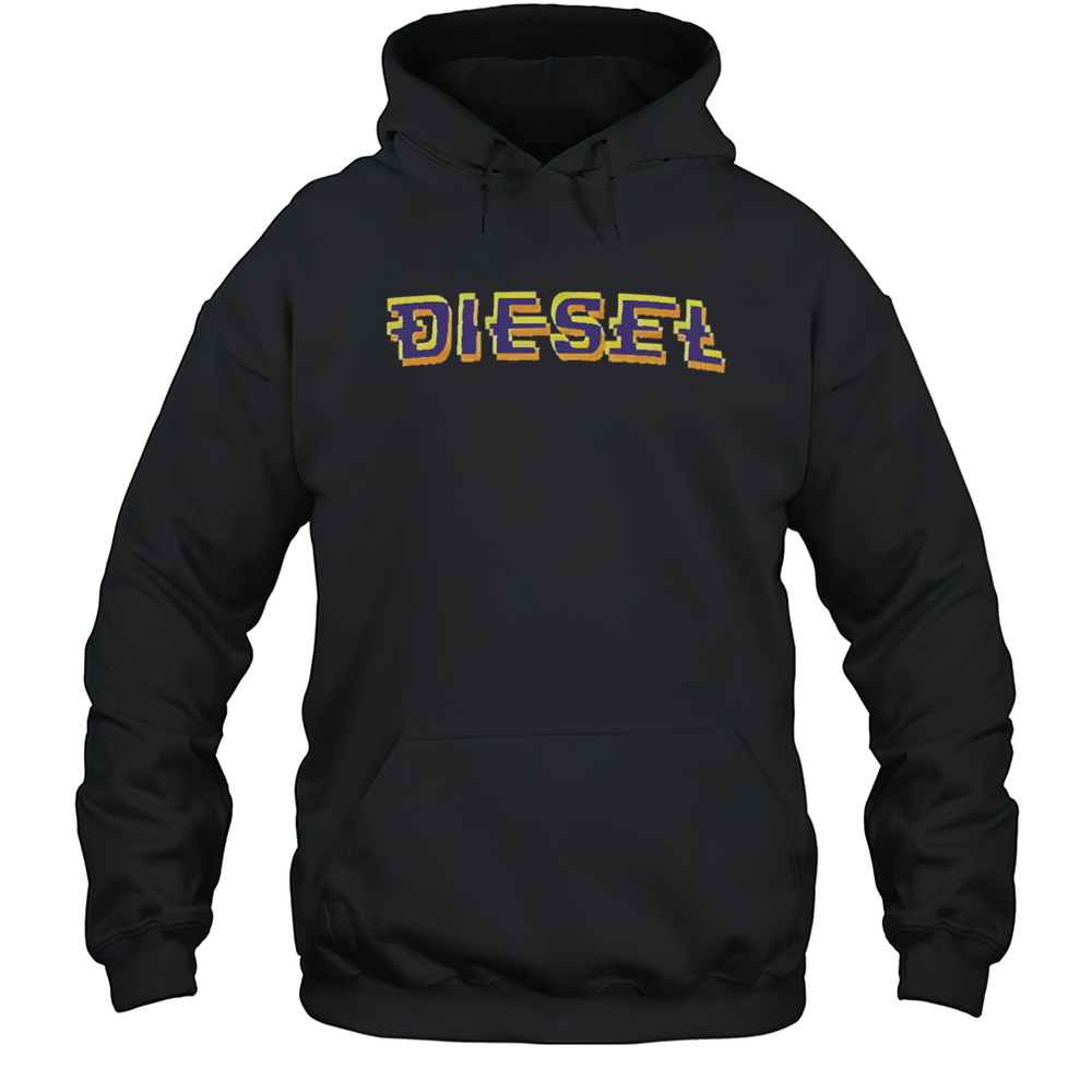 Diesel Design Letter Shirt Unisex Hoodie