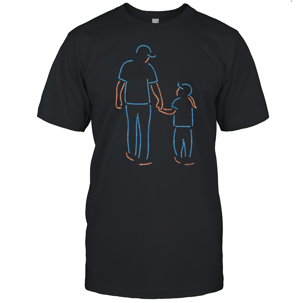 Father Daughter Neon New York USA Shirt