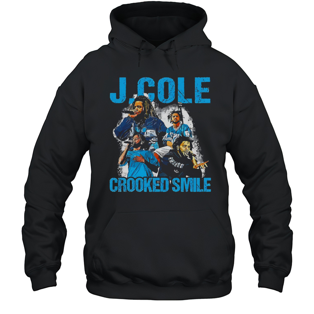J Cole Crooked Smile Graphic Retro Shirt Unisex Hoodie