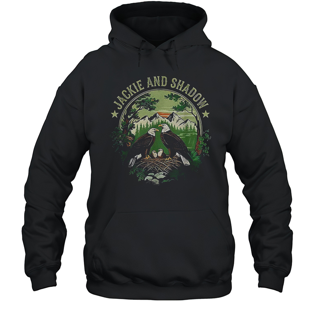 Jackie And Shadow Bald Eagle Family Shirt Unisex Hoodie