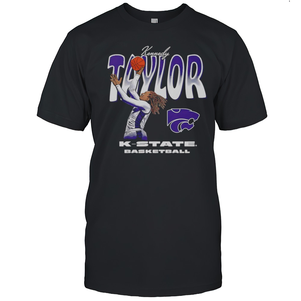 Kennedy Taylor Kansas State Basketball Cartoon Shirt