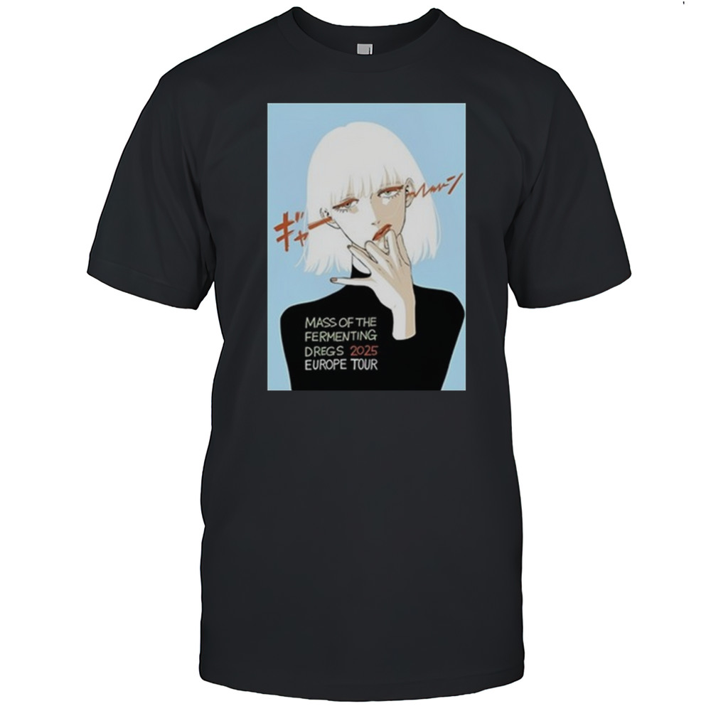 Mass Of The Fermenting Dregs 2025 Europe Tour Artwork T-shirt