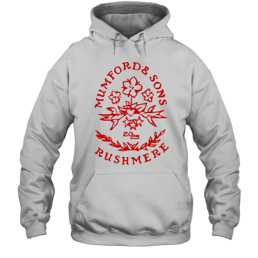 Mumford And Sons Maroon Stamp Print Shirt Unisex Hoodie