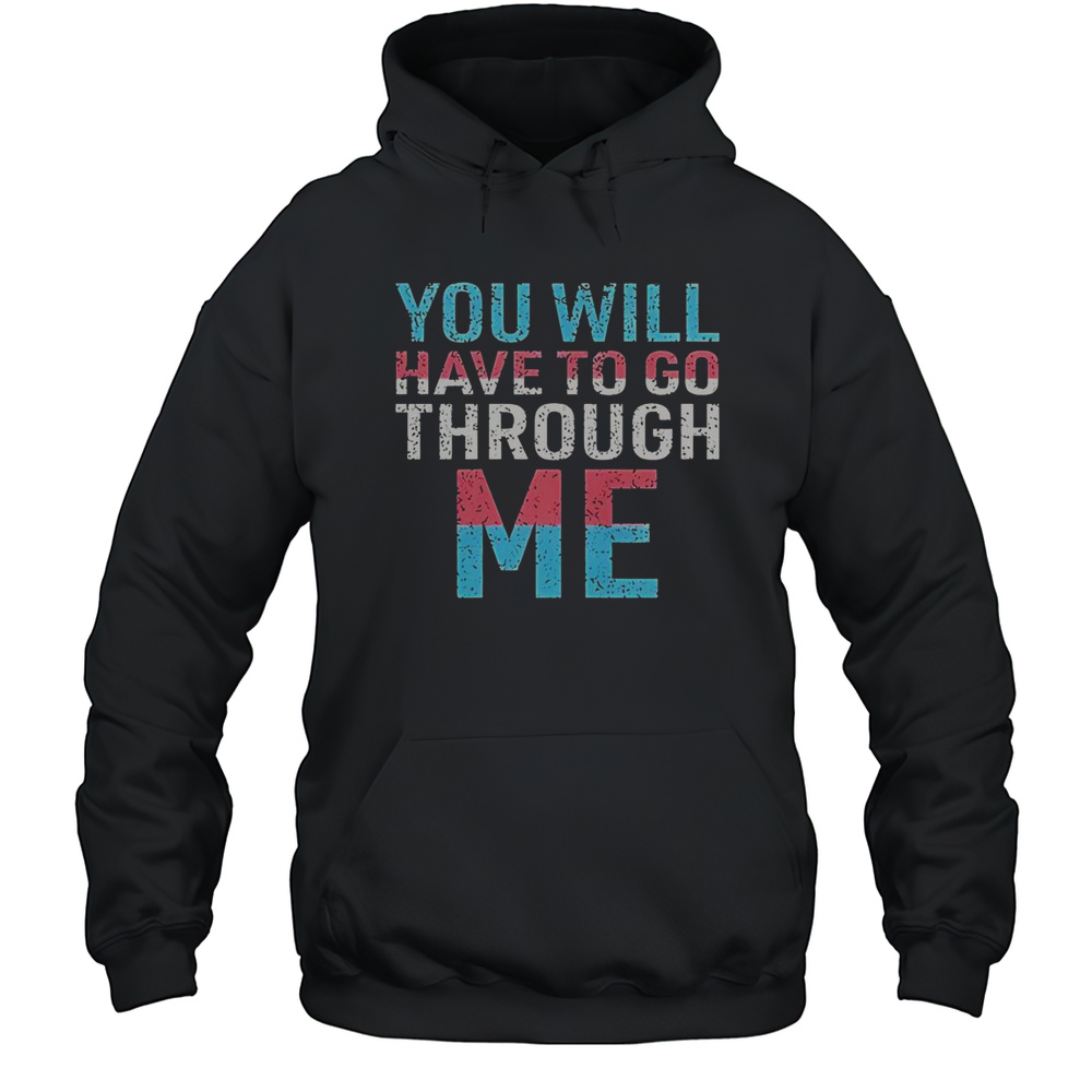 Nice David Tennant You Will Have To Go Through Me Trans T-Shirt Unisex Hoodie