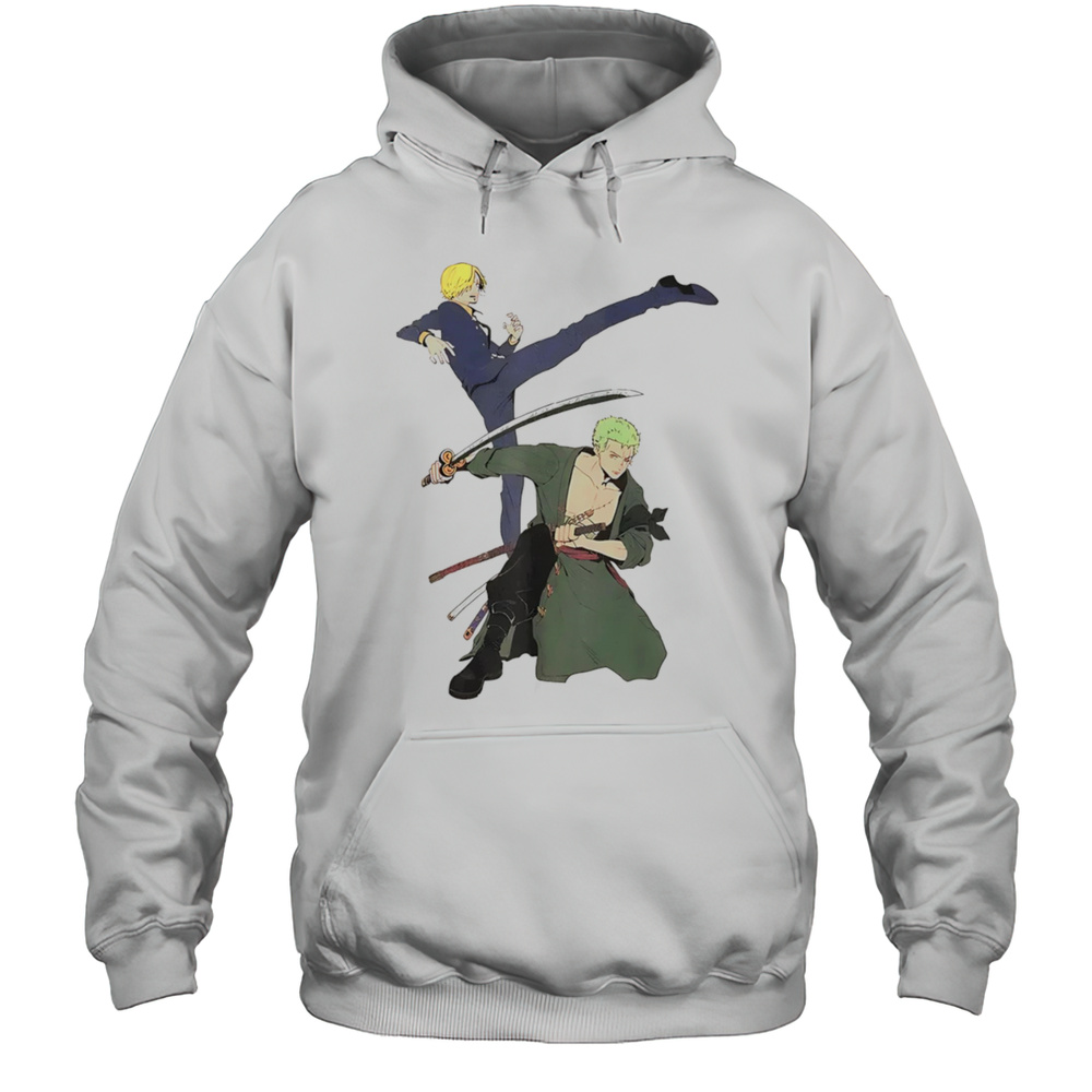 One Piece X Zozotown Sanji And Zoro Shirt Unisex Hoodie