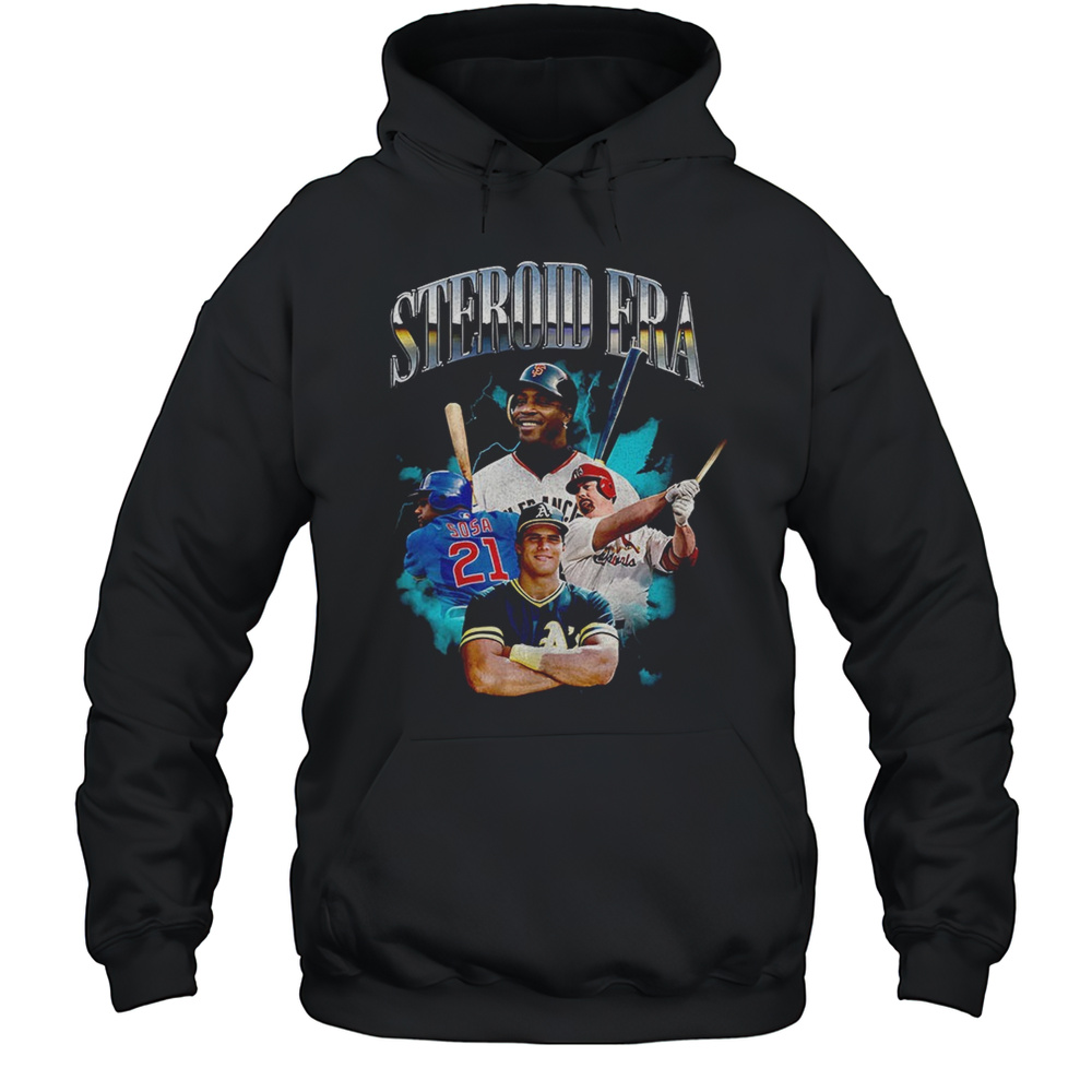Steroid Era Baseball Lightning Graphic Shirt Unisex Hoodie