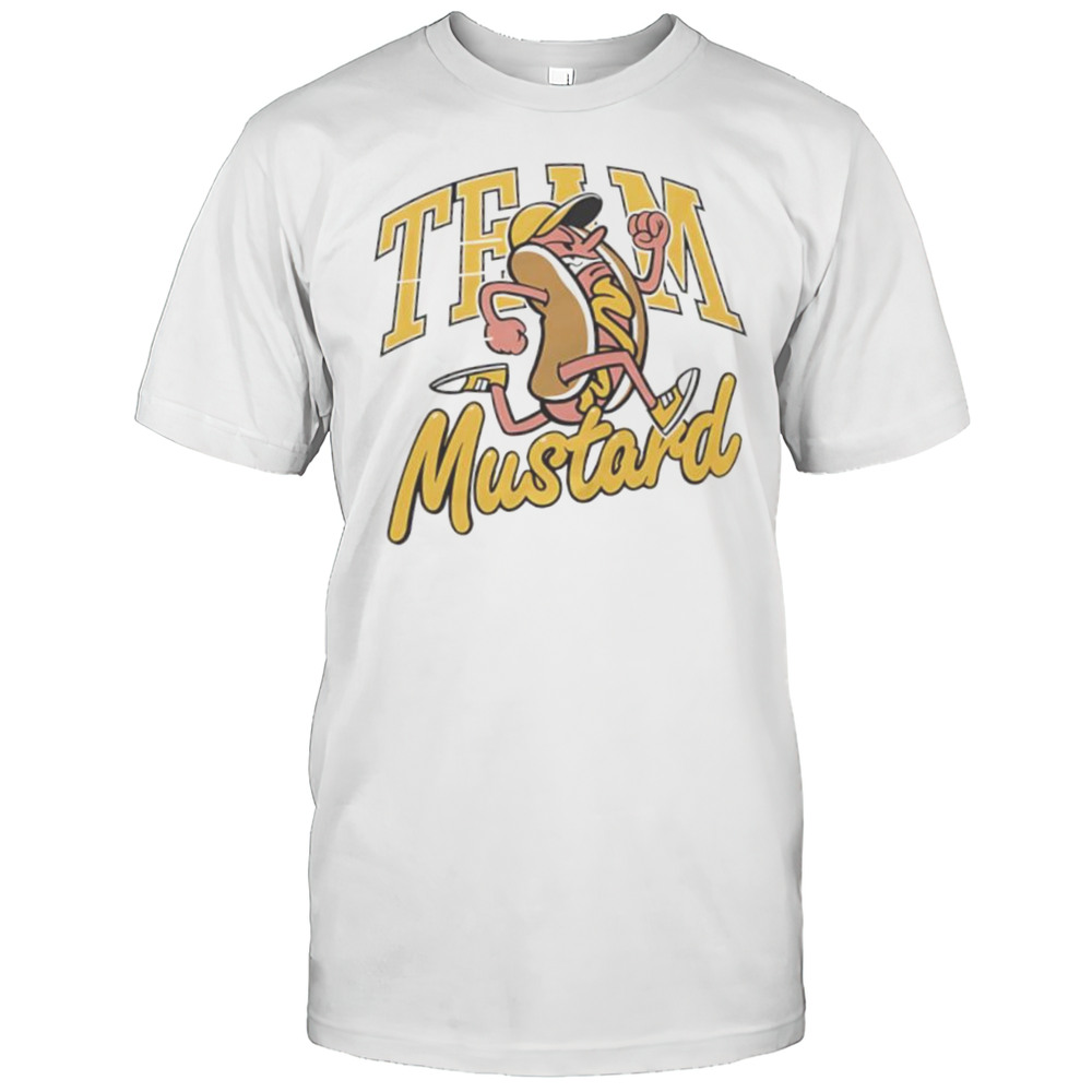 Team Mustard Hot Dog Derby Running Shirt