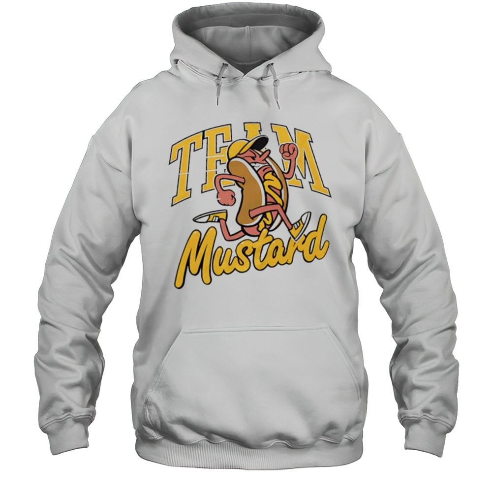 Team Mustard Hot Dog Derby Running Shirt Unisex Hoodie