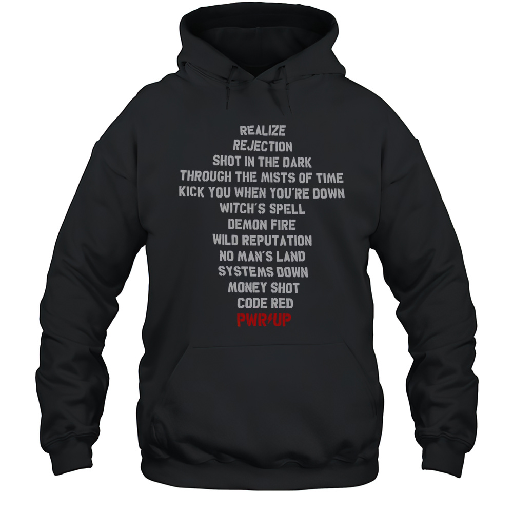 Top Realize Rejection Shot In The Dark Through The Mists Of Time T-Shirt Unisex Hoodie
