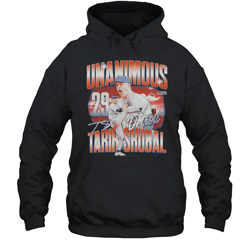 Unaminous Tarik Skubal Detroit Baseball Shirt Unisex Hoodie