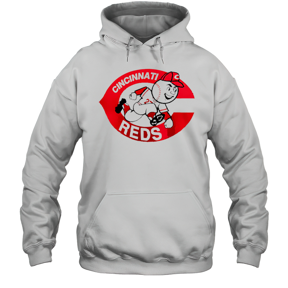 Cincinnati Reds Cooperstown Collection Mascot Shirt Unisex Hoodie