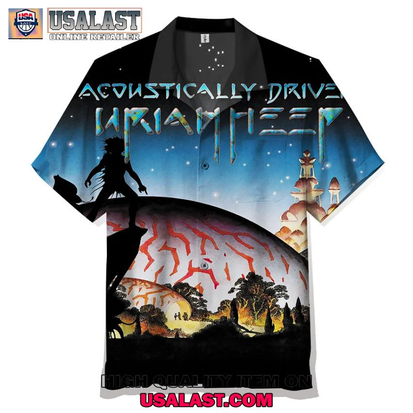 HOT Uriah Heep Acoustically Driven Album Hawaiian Shirt