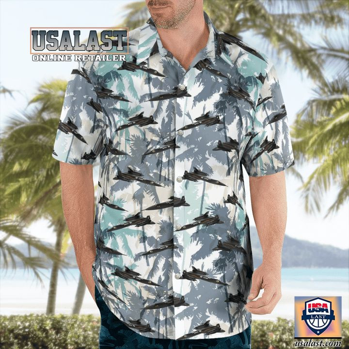 HOT US Air Force Lockheed SR-71 Blackbird Hawaiian Shirt