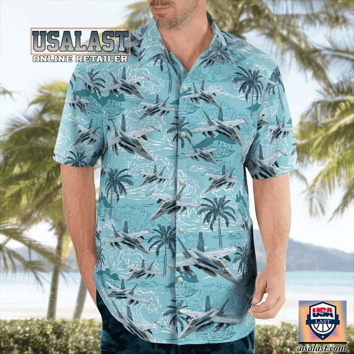 HOT US Navy McDonnell Douglas FA-18 Hornet Aloha Hawaiian Shirt