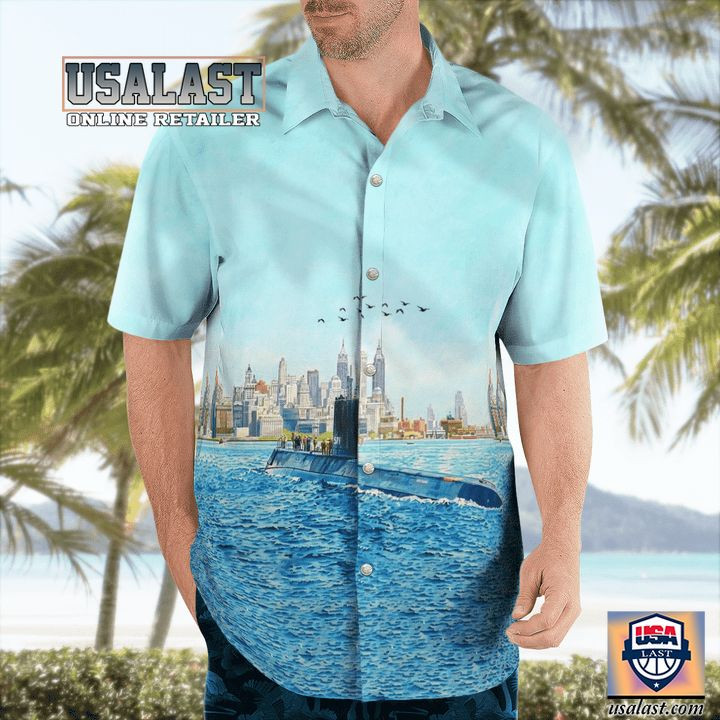 HOT US Navy USS Nautilus SSN-571 Nuclear Submarine Aloha Hawaiian Shirt
